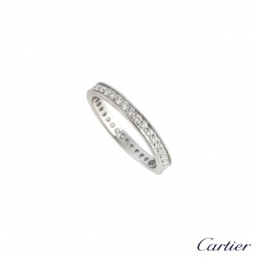 Cartier Diamond Full Eternity Ring in Platinum?